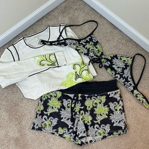 Athleta 2 pc Swimwear & rash guard - sold as a set